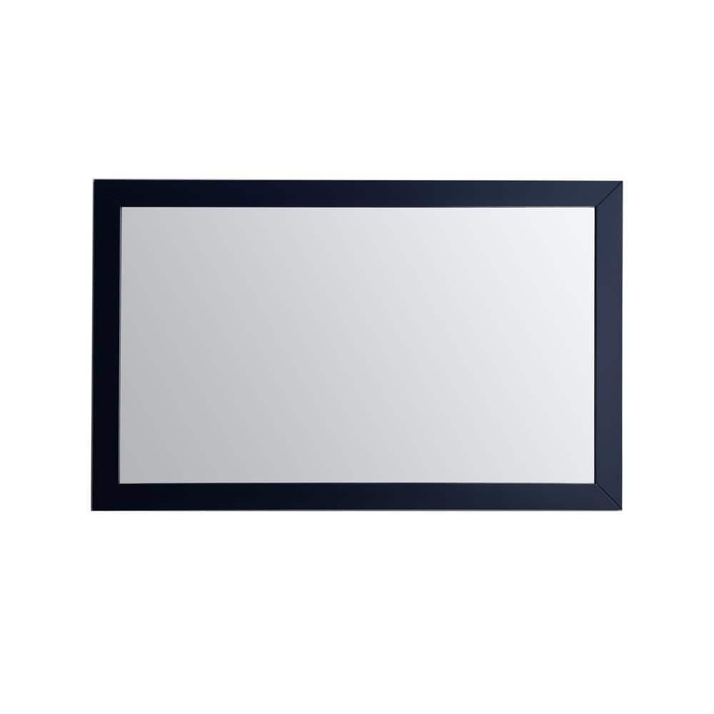 EVIVA Acclaim 60X30 Transitional Blue Bathroom Mirror