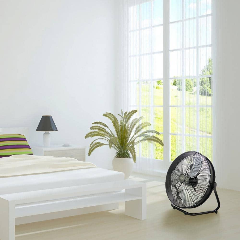 Vie Air 20" 3 Speed Motor Metal Floor Drum Fan | Wayfair
