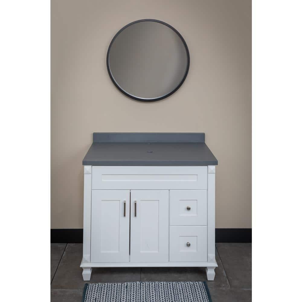 Eden Bath Eden Bath 31-in x 3-in Terrazzo Vanity Top Backsplash