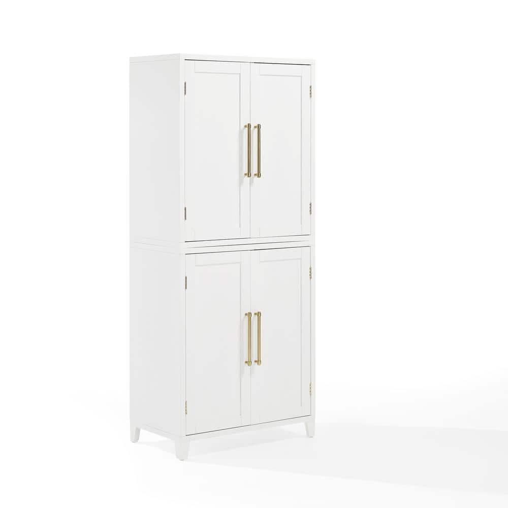 Crosley 70" Roarke Kitchen Pantry Storage Cabinet White