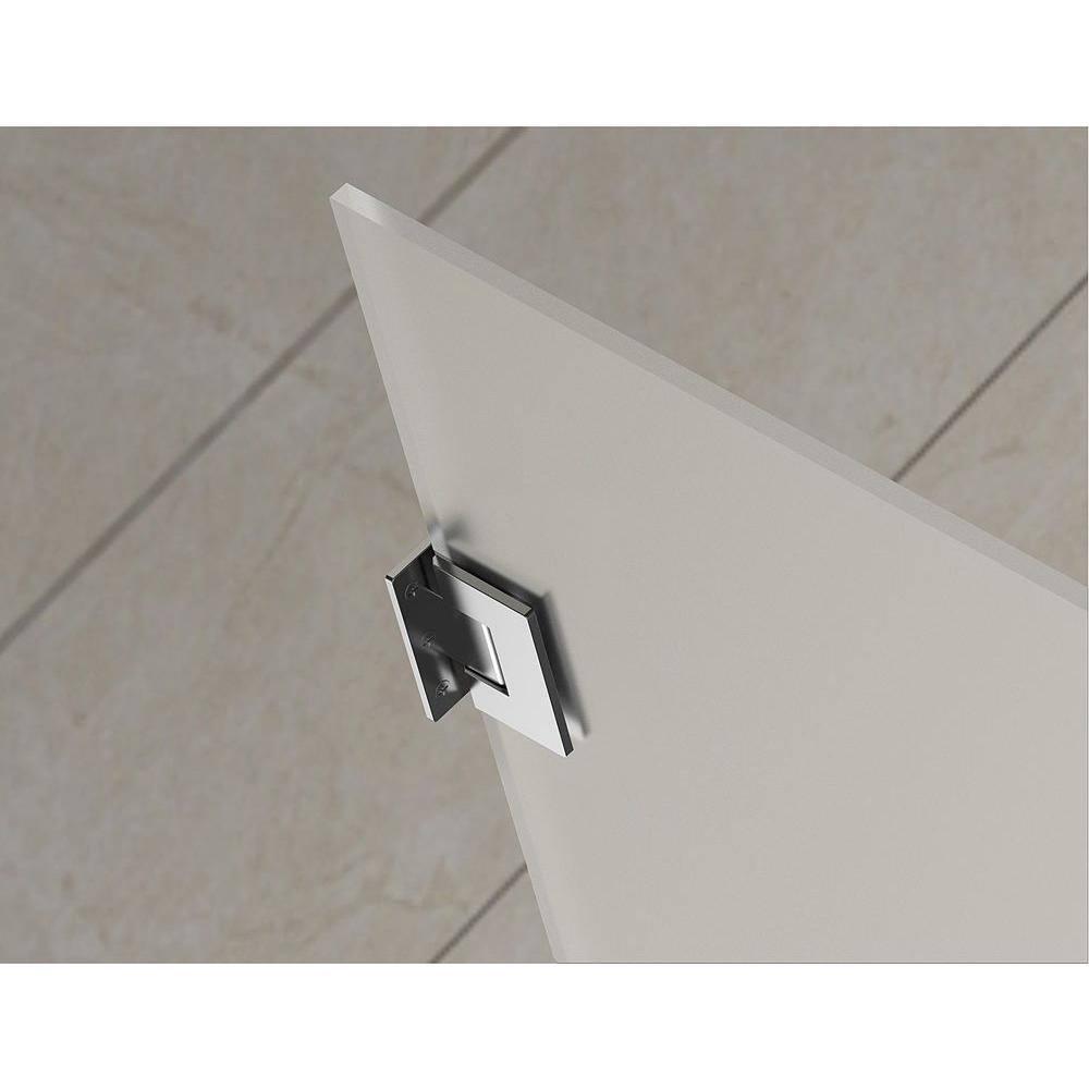 Vanora Completely Frameless 32" x 72" Square Hinged Shower Enclosure