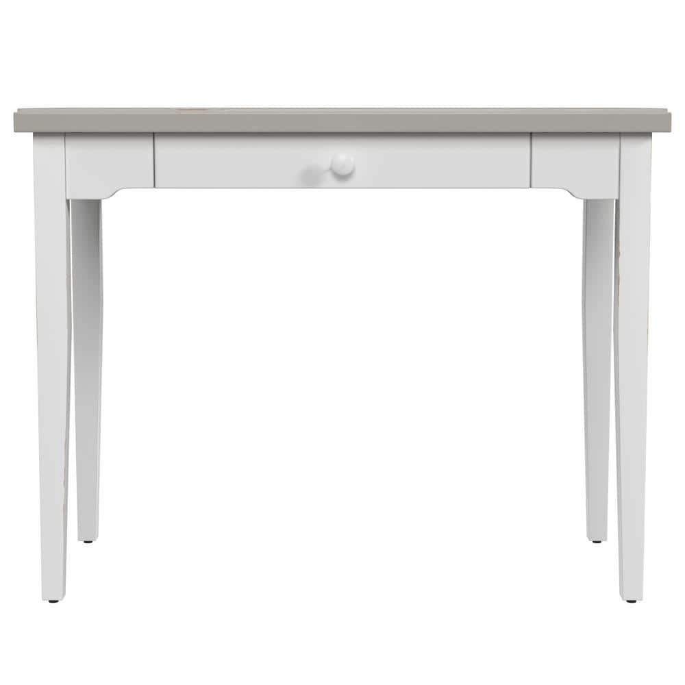 Hillsdale Furniture Clarion Wood Single Drawer Desk: Farmhouse Style, 75lb Capacity