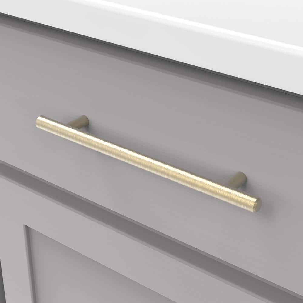 Bar Pull Kitchen Cabinet Handles, Solid Core Drawer Pulls for Cabinet Doors, 6-5/16" (160mm)