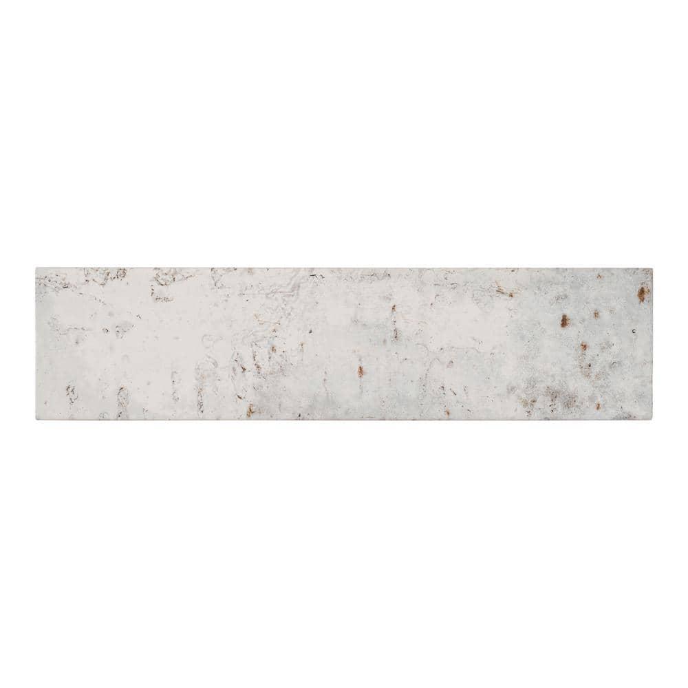 Andova Serenite 4-in. x 16-in. Subway Vintage Look Glazed Porcelain Vintage Wall Tile