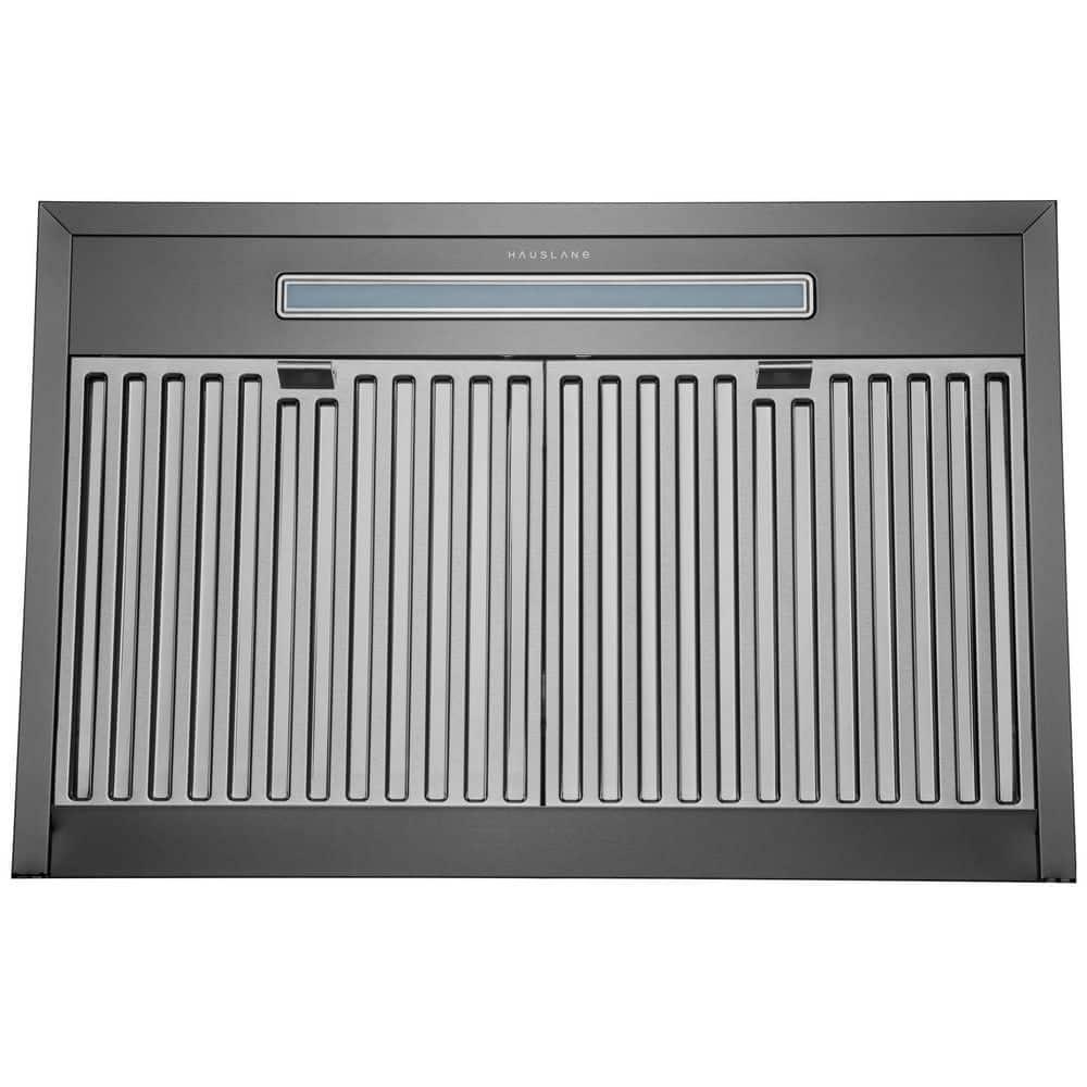 Hauslane 30" Stainless Steel Convertible Wall Range Hood with Baffle Filter