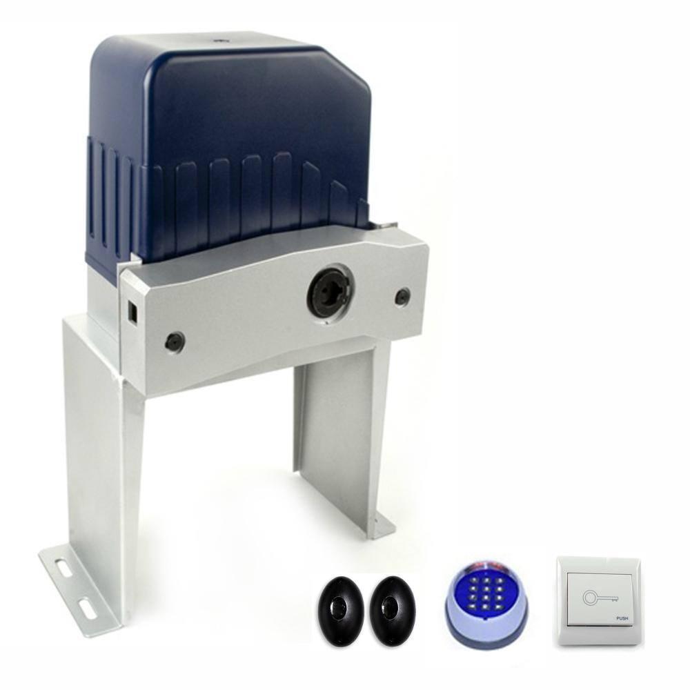 ALEKO ALEKO® Paris Style Single Slide Steel Driveway Gate with AC1400 Gate Opener