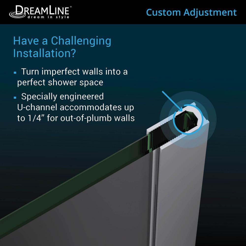 Prism Plus 34" x 72" Neo-angle Hinged Shower Enclosure