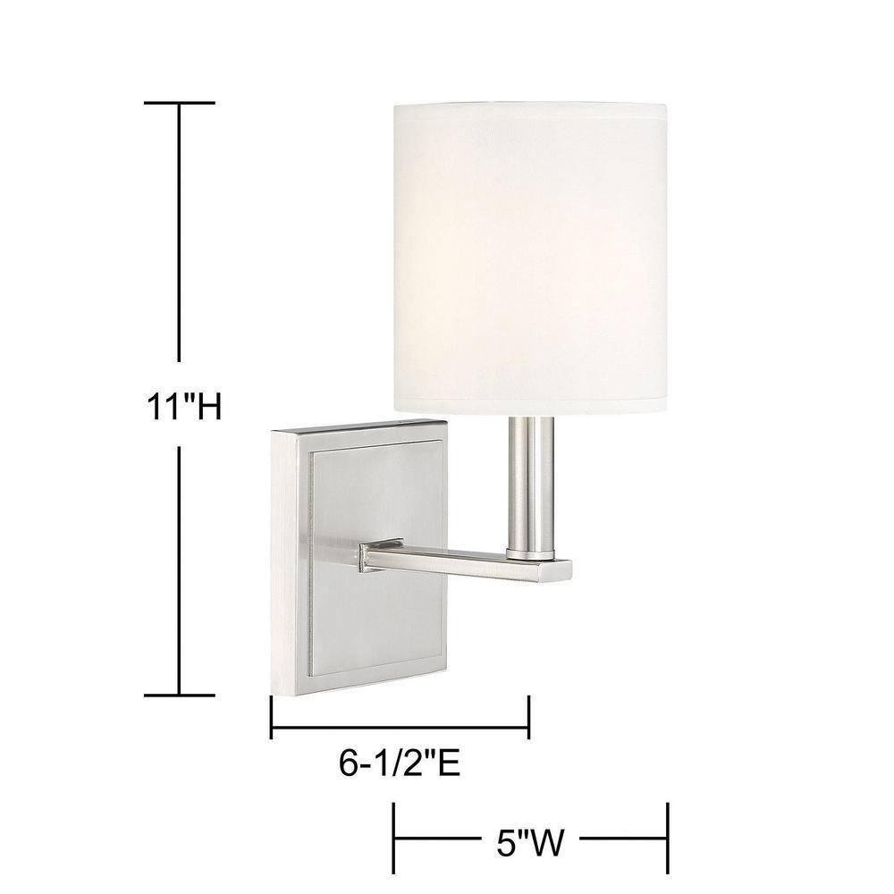 Savoy House Waverly 1 - Light Wall Light in  Satin Nickel