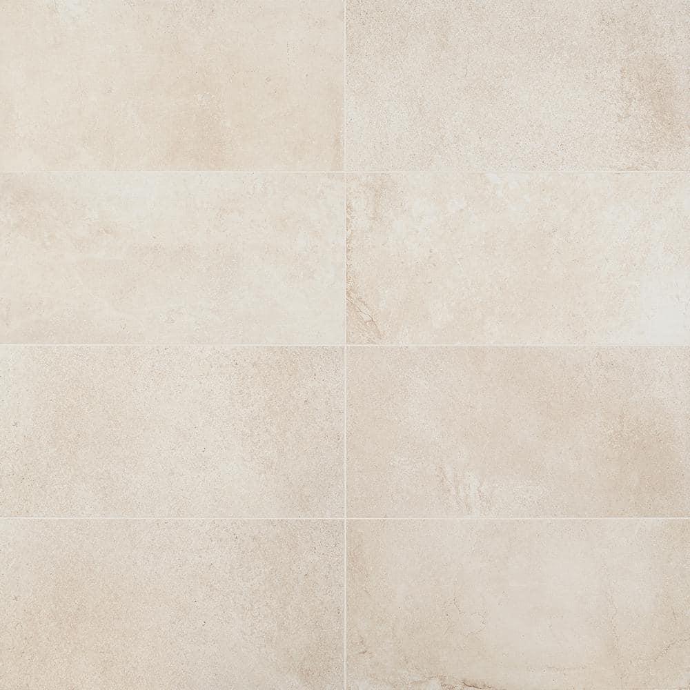 12" x 24" Porcelain Concrete Look Wall & Floor Tile