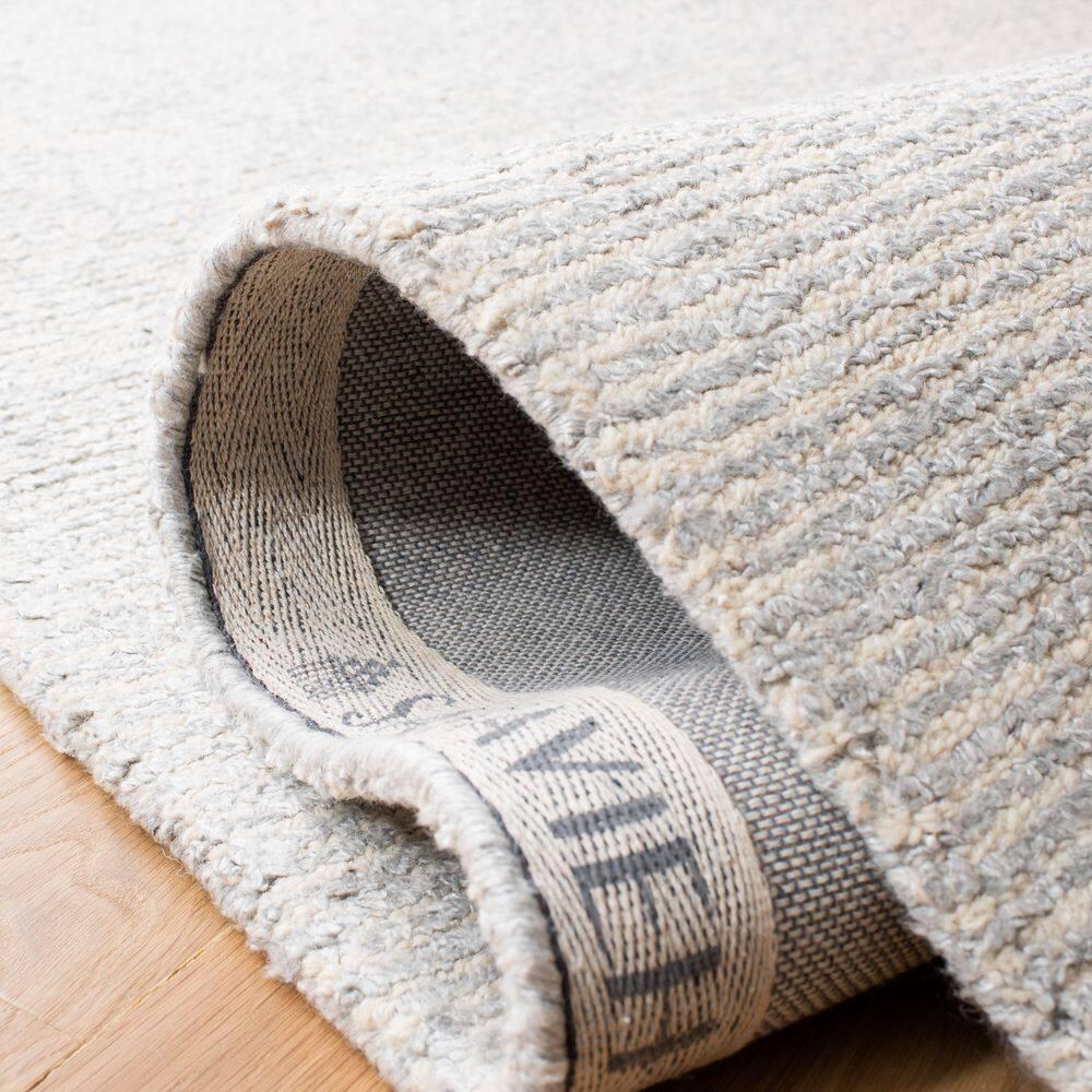 Himalaya HIM153 Hand Tufted Runner Rug - Silver - 2'3"x8' - Safavieh.