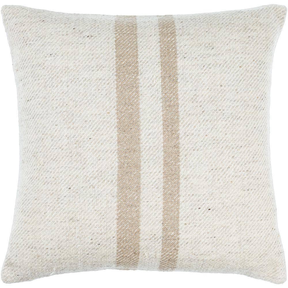 Becki Owens x Livabliss Becki Owens x Livabliss Brett Striped Wool Blend Reversible Throw Pillow