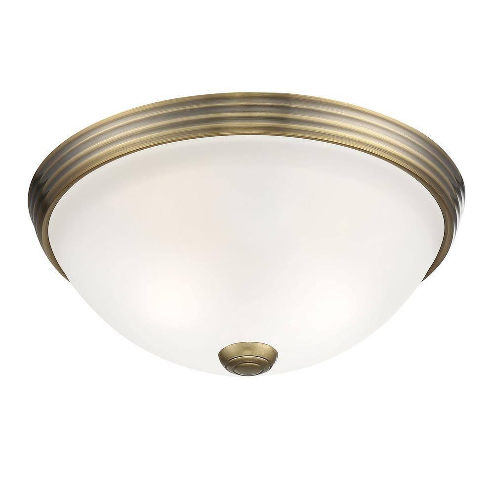 Savoy House NULL 2 - Light Flush Mount in  Warm Brass