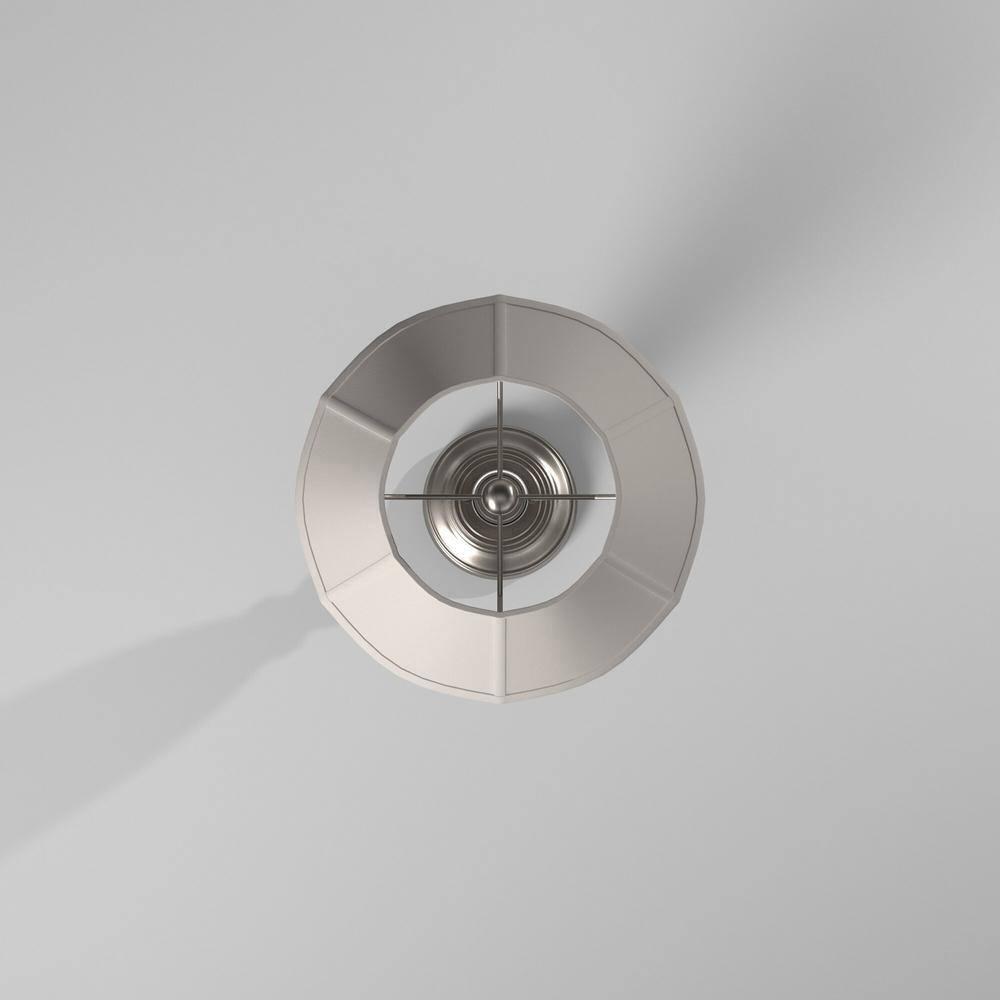 Table Lamp - Brushed Steel Finish - White Softback Silk Fabric Shade - Set of 2