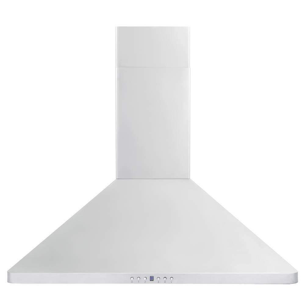 ZLINE KITCHEN & BATH 36 inch Convertible 400-CFM Recirculating Stainless steel Wall-Mounted Range Hood