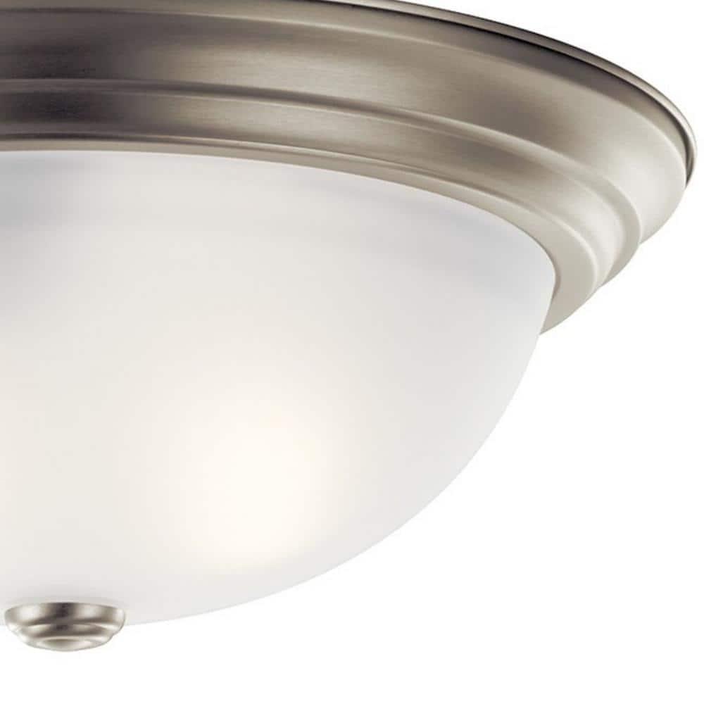 Kichler Lighting 3 - Light Flush Mount in  Brushed Nickel