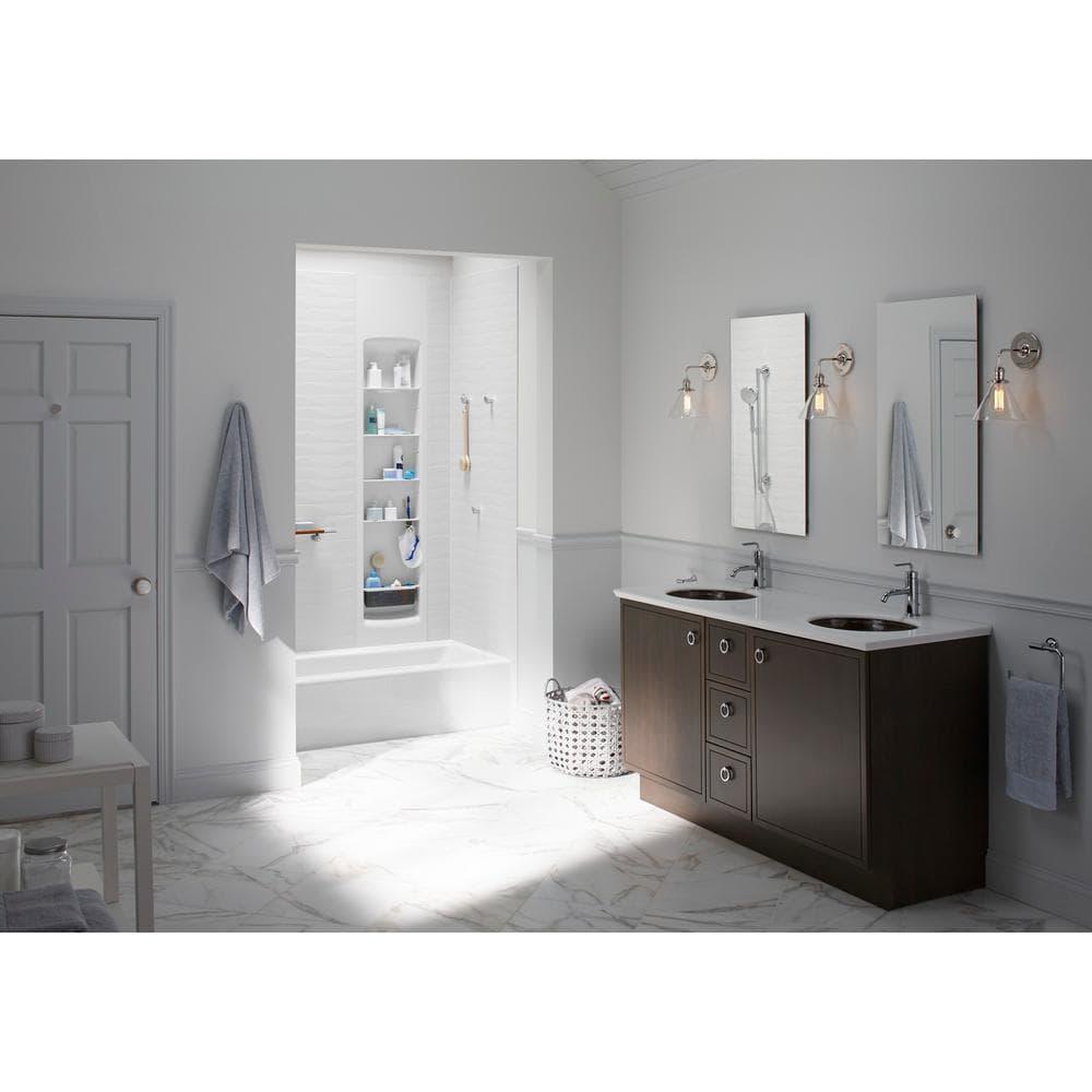 Verdera® Recessed or Surface Mount Frameless Medicine Cabinet with 3 Adjustable Shelves