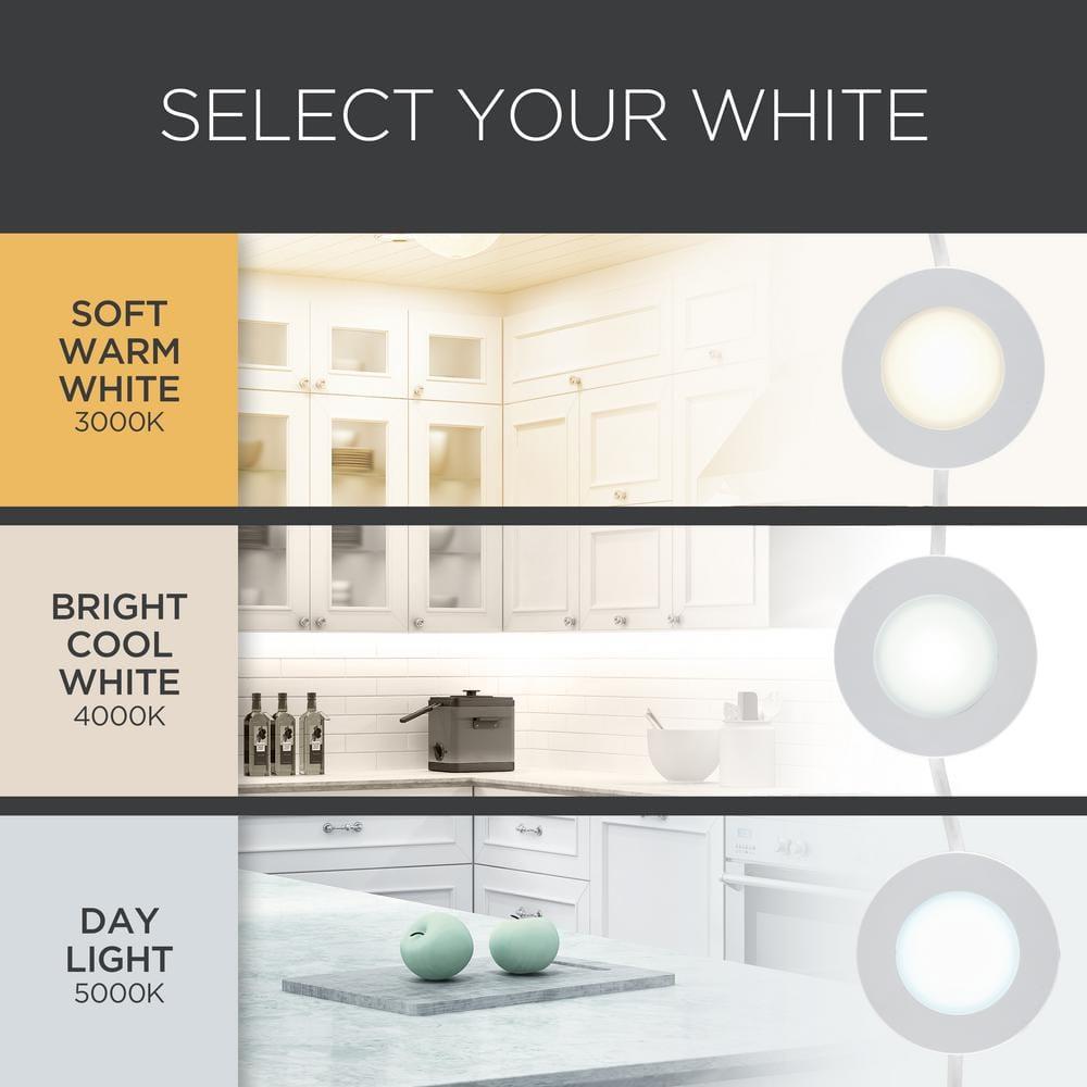 ULTRA PROGRADE 3.50" 663 lm LED Under-Cabinet Lights, 3000K 4000K 5000K (3 Count)