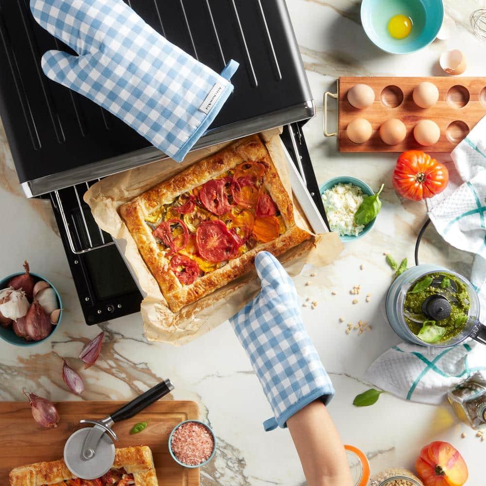 KitchenAid® KitchenAid Gingham Oven Mitt 2-Pack Set, 7" x 13" (Set of 2)