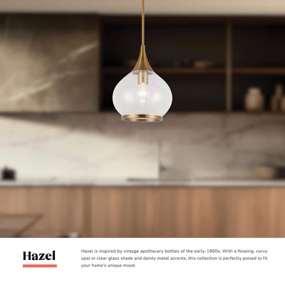 Matte Black Glass Bowl Pendant Light with Incandescent Bulb