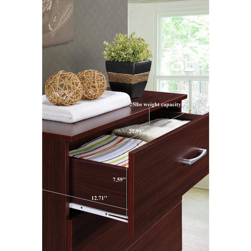 3 Mahogany Chest Of Drawers