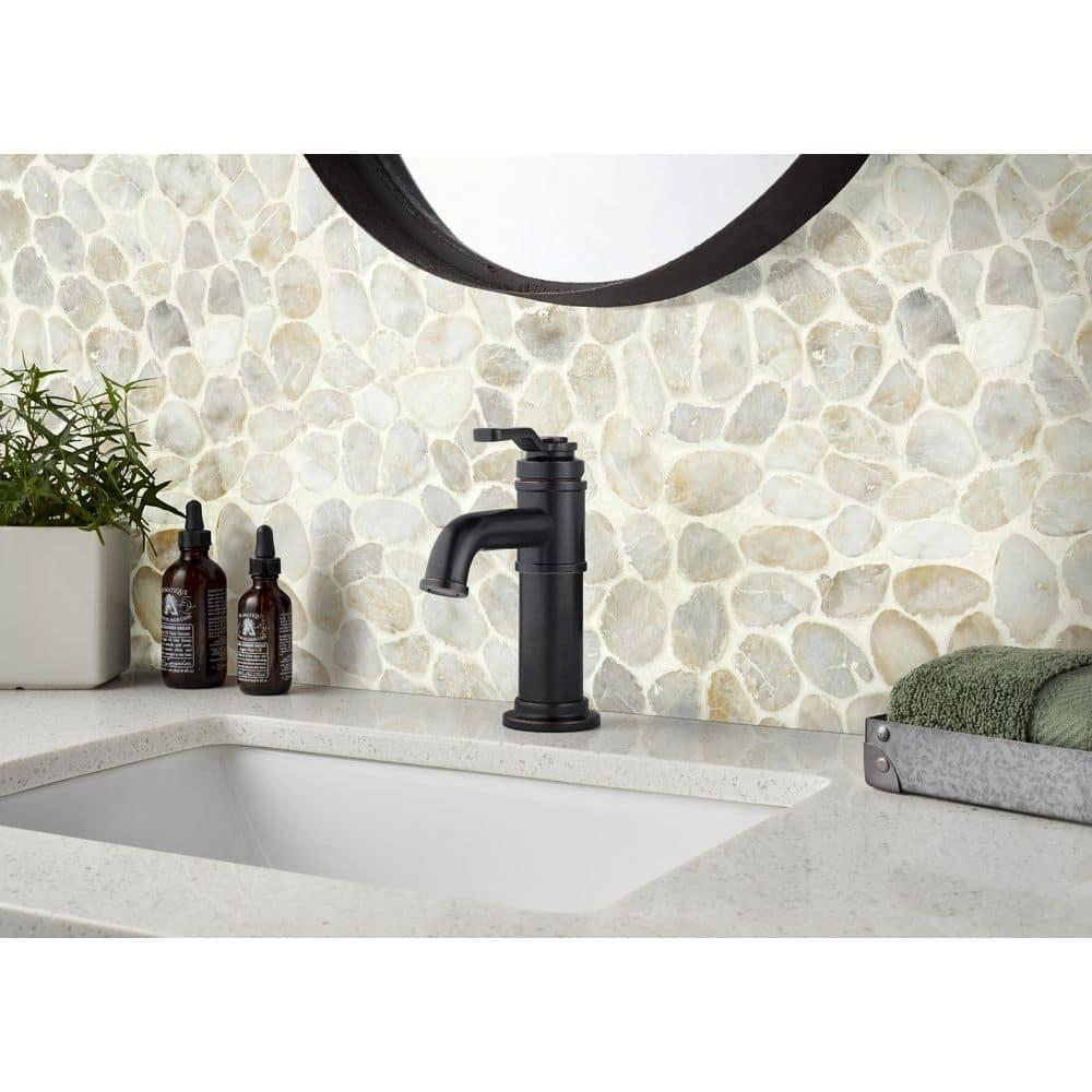 12" x 12" Natural Stone Pebbles/Rocks Mosaic Floor & Wall Tile