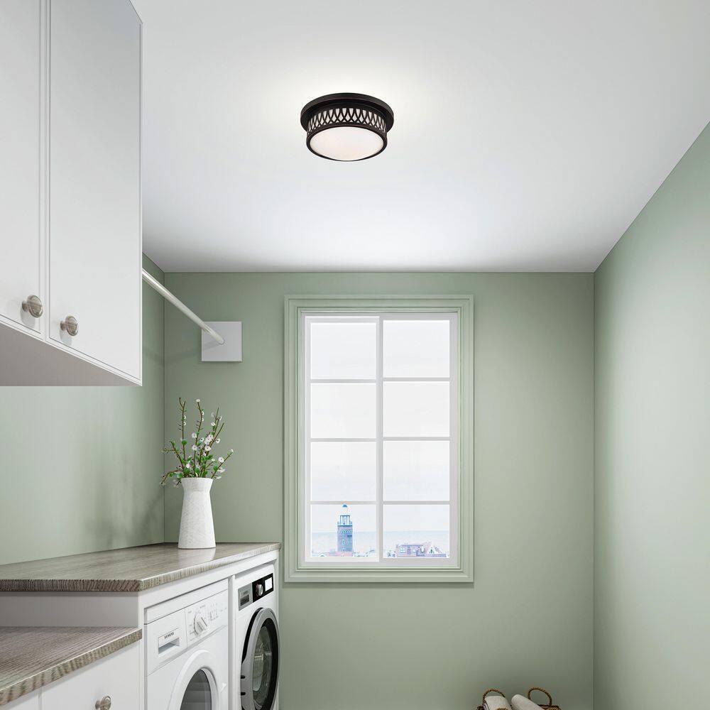 Livex Lighting Westfield 2 - Light Flush Mount in Olde Bronze