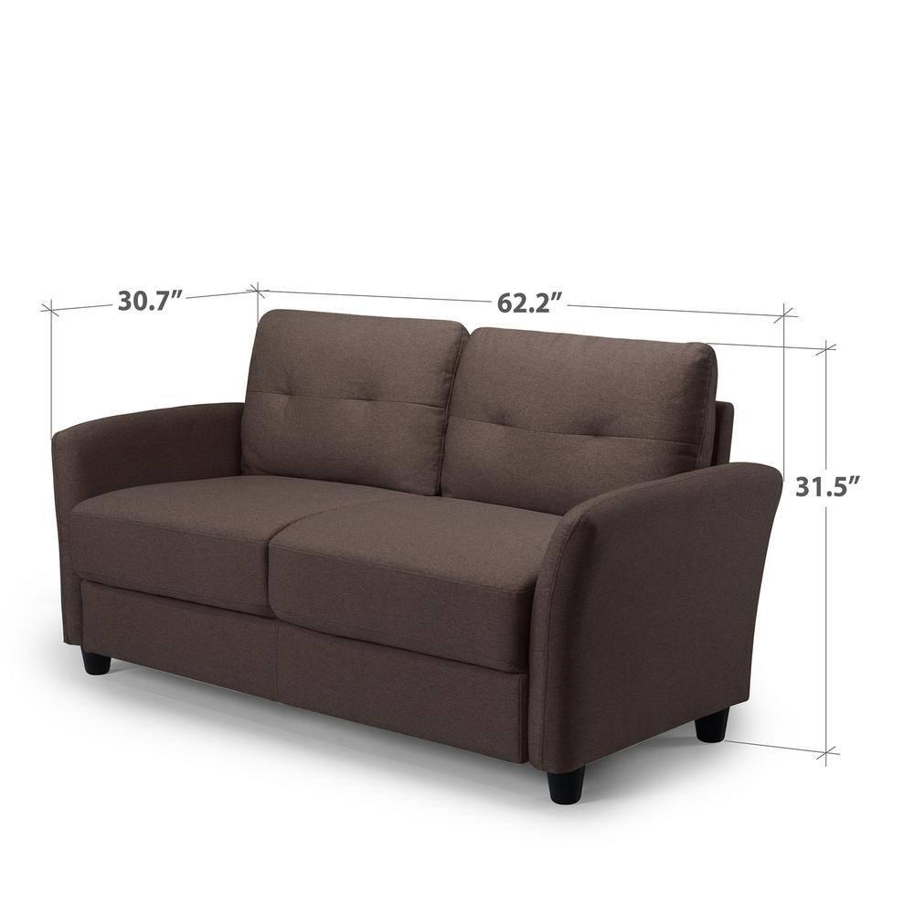 62" Ricardo Loveseat Sofa - Zinus