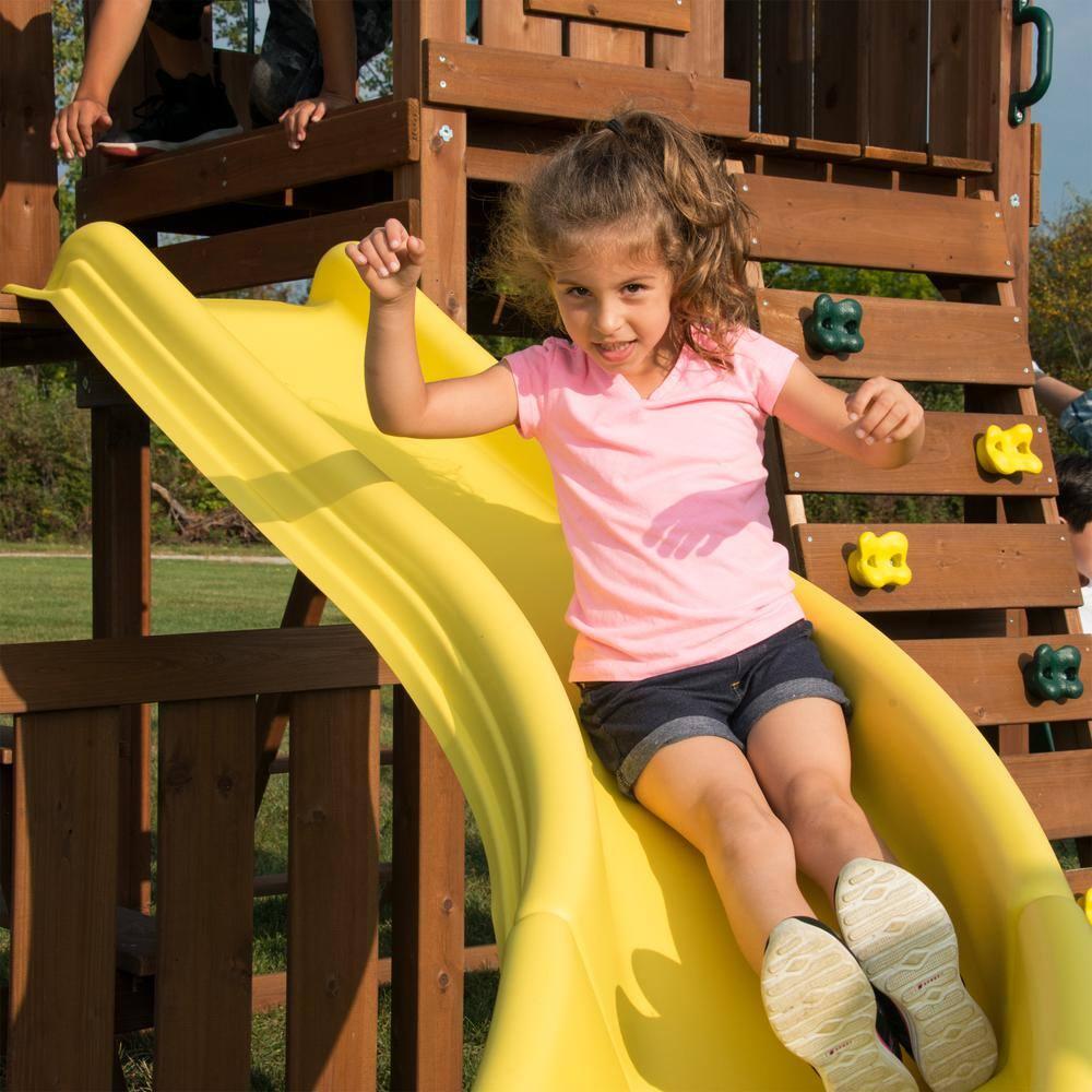 Swing-n-Slide Castlebrook Wooden Play Swing Set