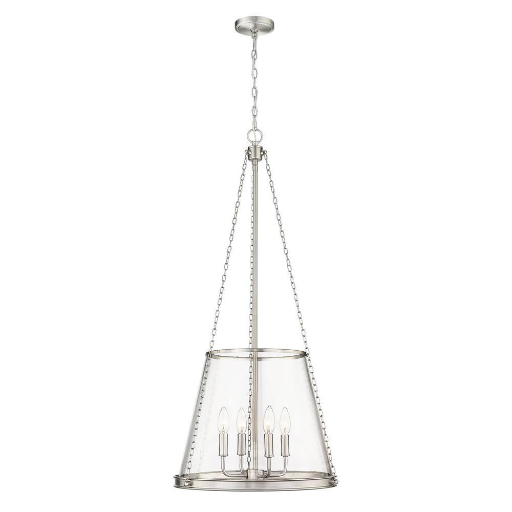 Z-Lite Prescott 4 - Light Pendant in  Brushed Nickel