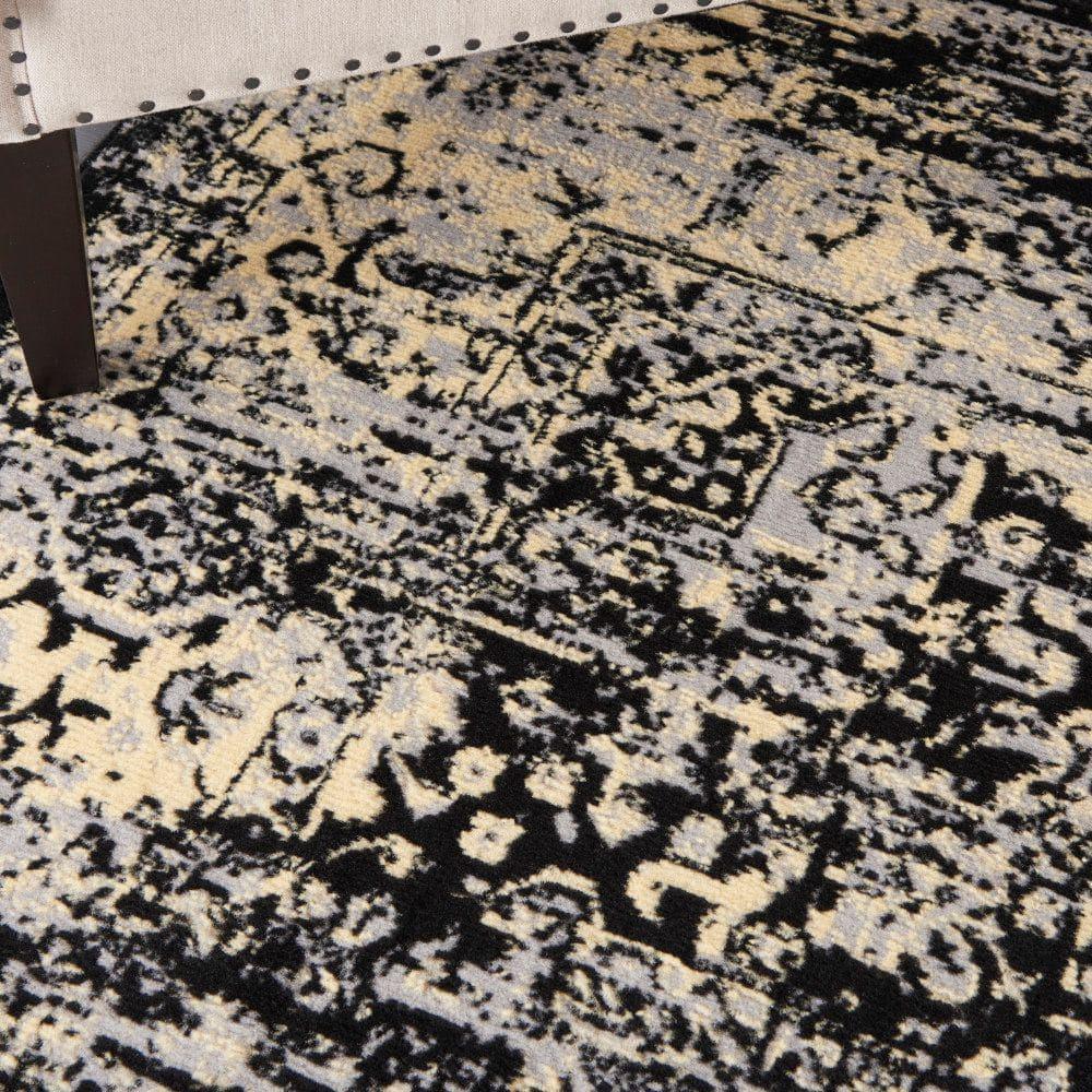 Nourison Grafix GRF14 Indoor Area Rug - Black 7' x 10'