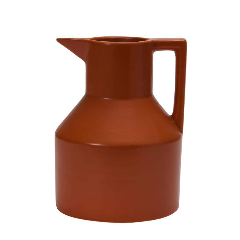 Bloomingville Decorative Stoneware Watering Pitcher/Vase with Handle