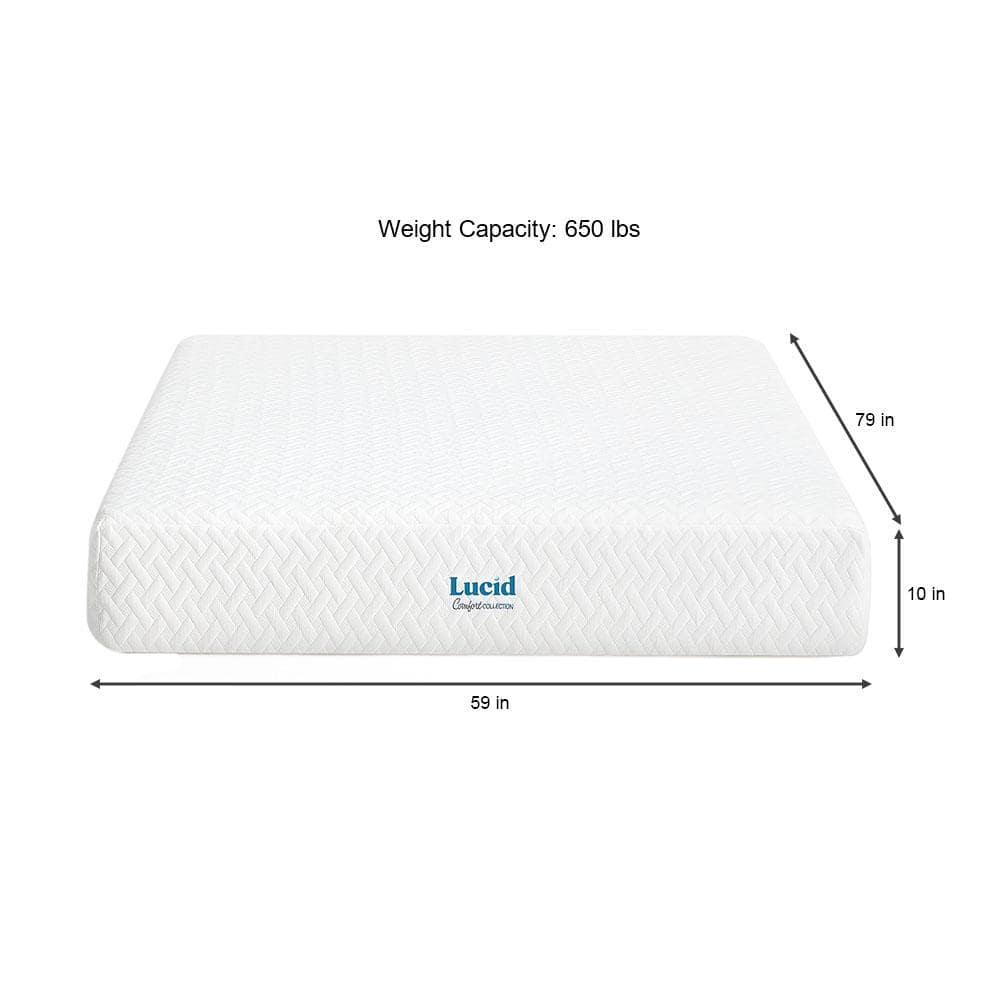 Lucid LUCID Firm Cooling Gel infused Memory Foam Mattresses