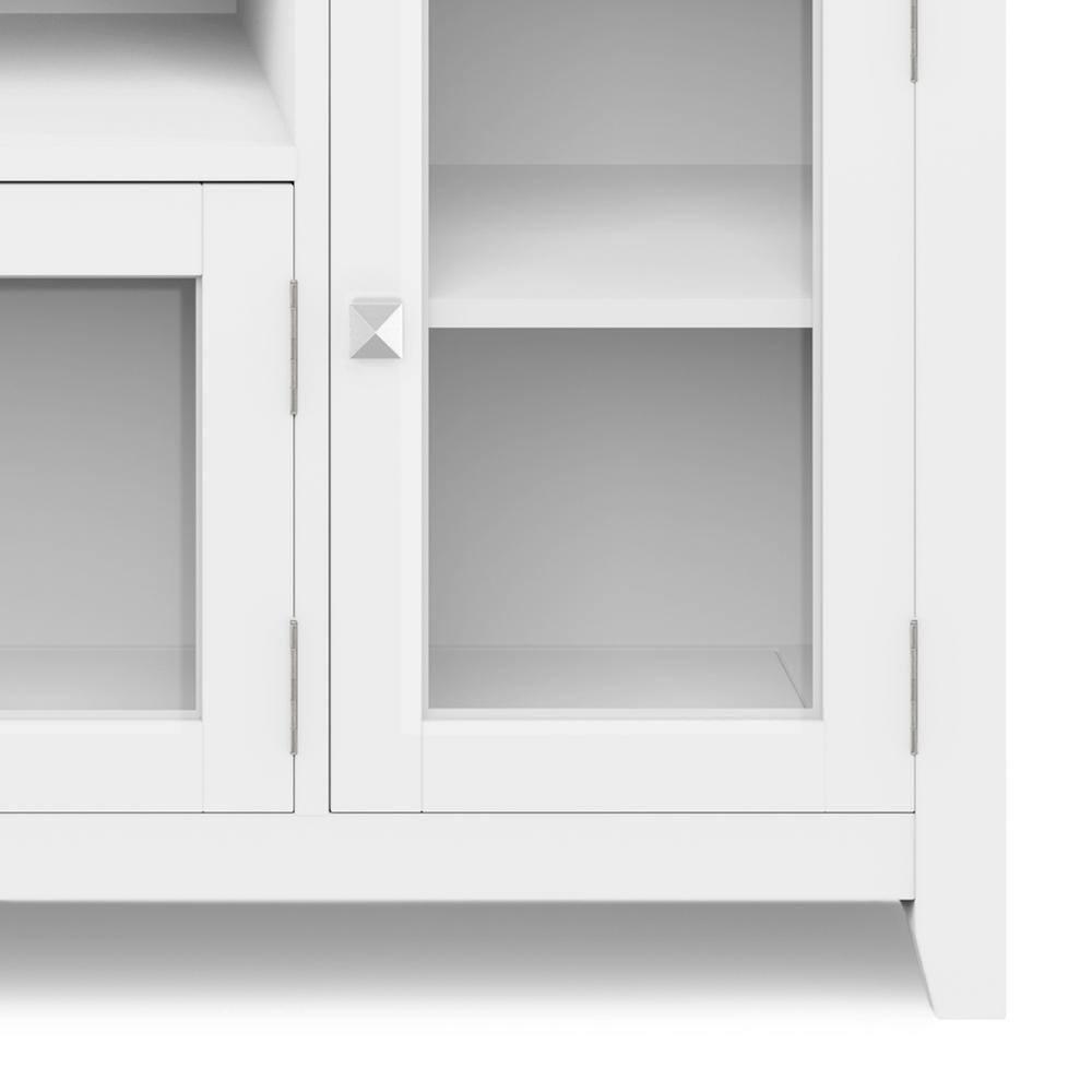 Simpli Home Cosmopolitan SOLID WOOD 72 inch Wide TV Media Stand For TVs up to 80 inches