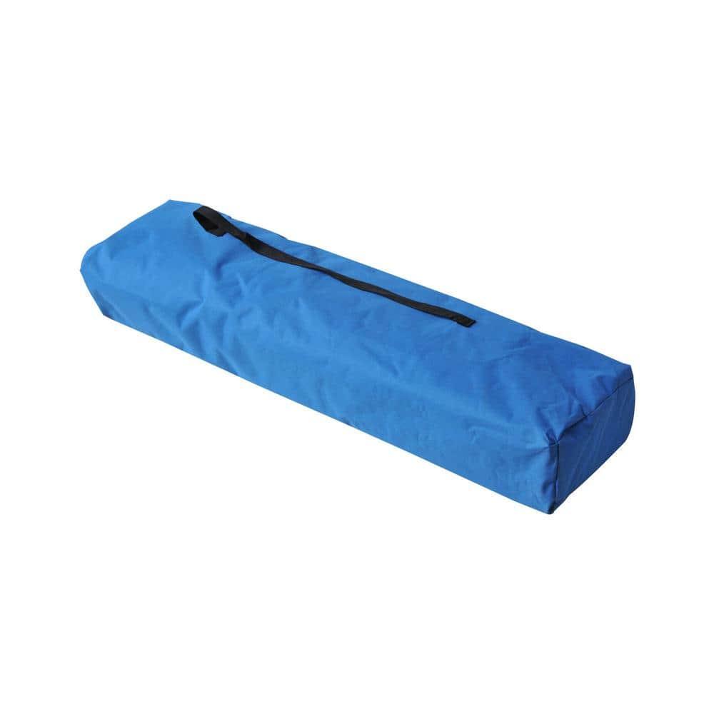 Outsunny 2 Person Folding Camping Cot, Portable Sleeping Cot with Carry Bag, Blue