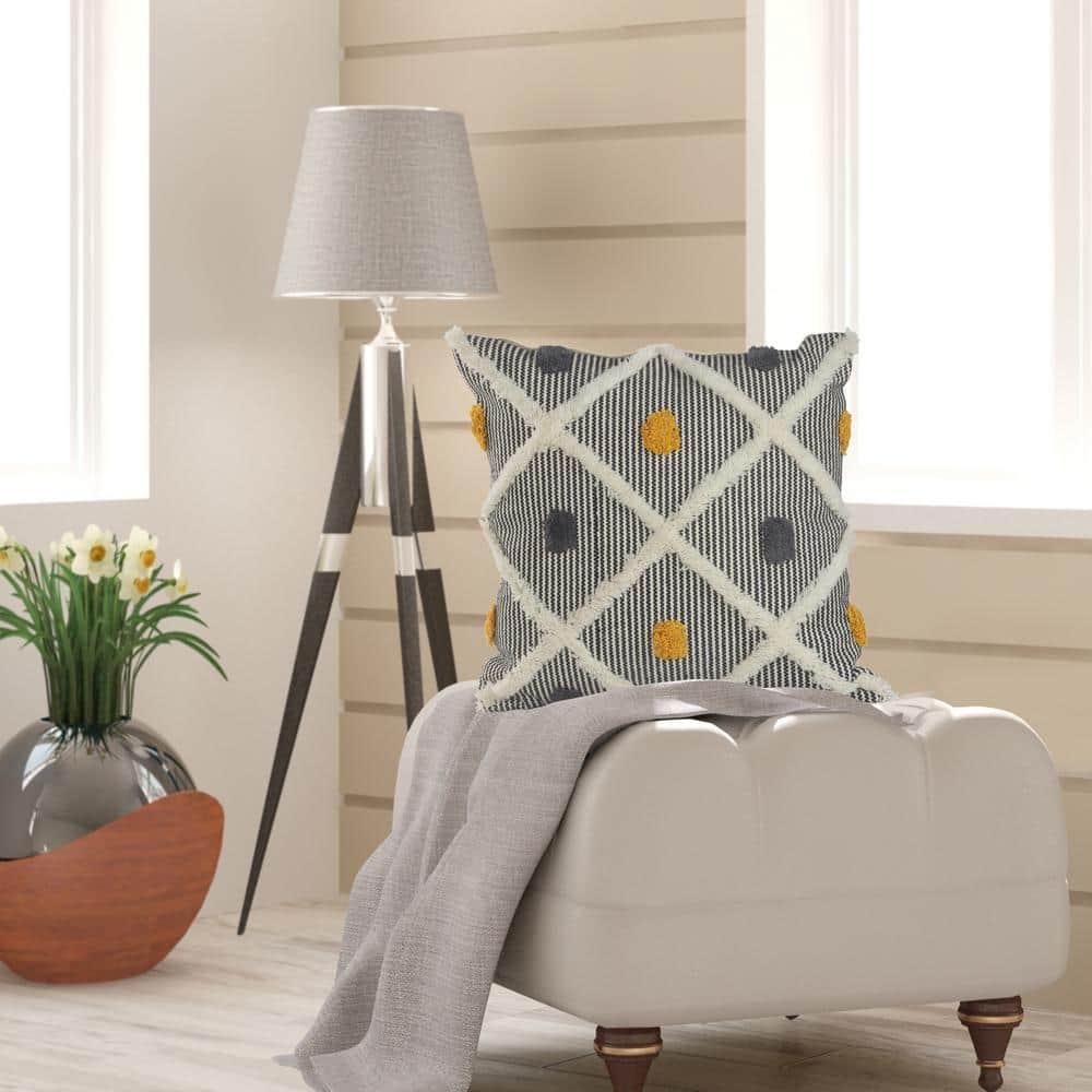 Rajani Home Throw Pillow Geometric Throw Pillow