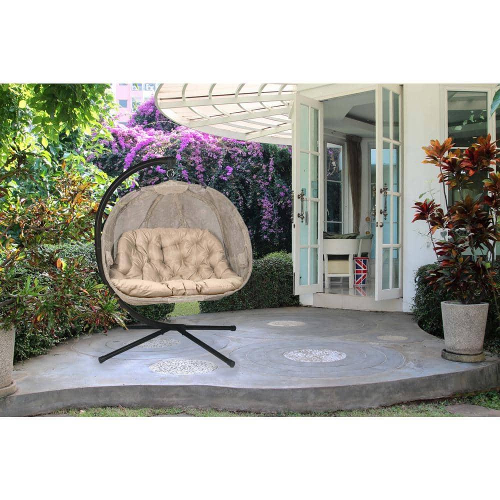 Wade Logan® Abdool Double Porch Swing with Stand