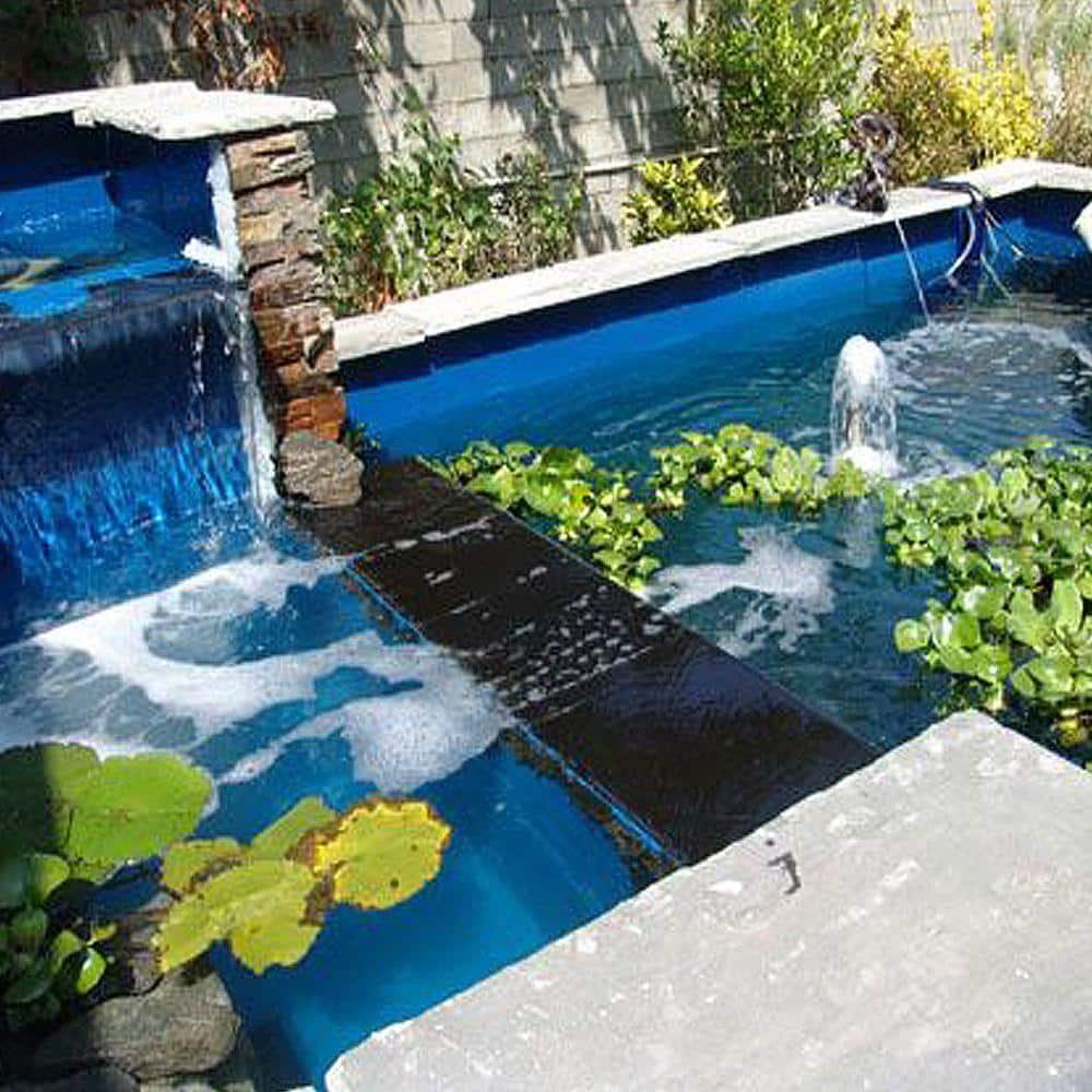 Fountain & Water Feature Restoration Paint Pond Shield Epoxy Pond Coating by Pond Armor Competition Blue
