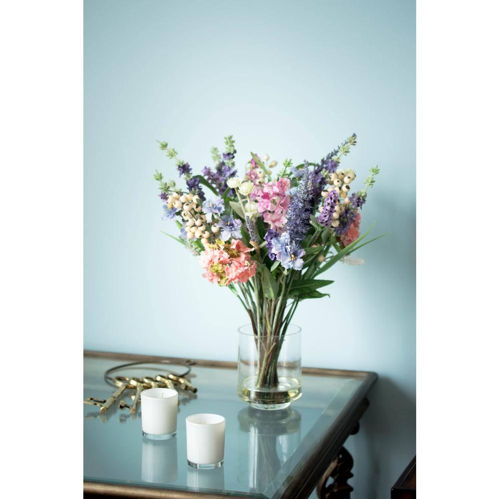 Nearly Natural Lavender & Hydrangea Artificial Flower Arrangement