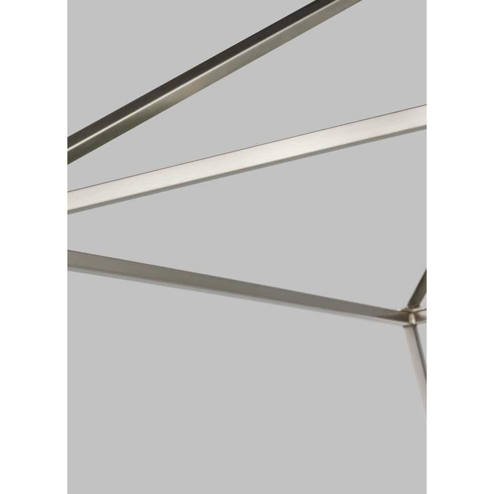 Gala Wide Pendant Light - Brushed Nickel / 28"W