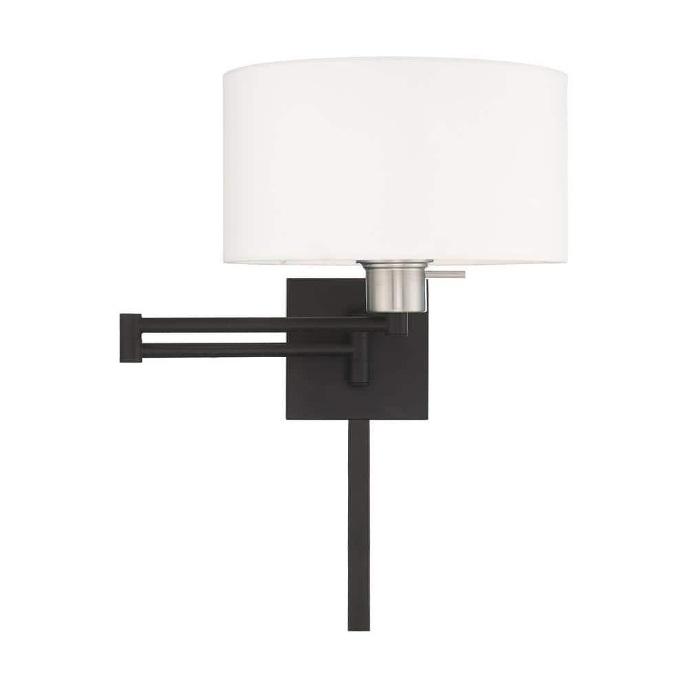 Livex Lighting 1 - Light Wall Light in  Black