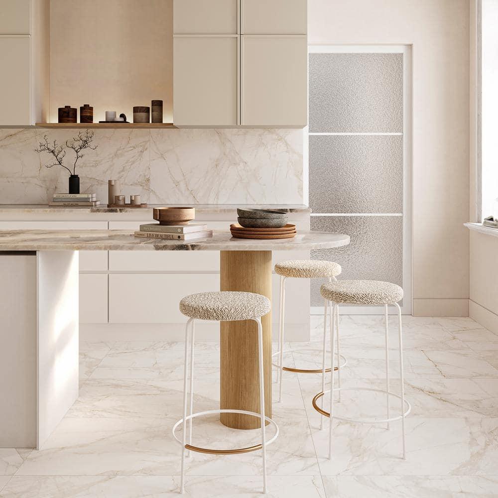 Spanish Mirage Porcelain 12"x 24" Floor and Wall Tile Case (5 PCS, 10.76 Sq. Ft.)