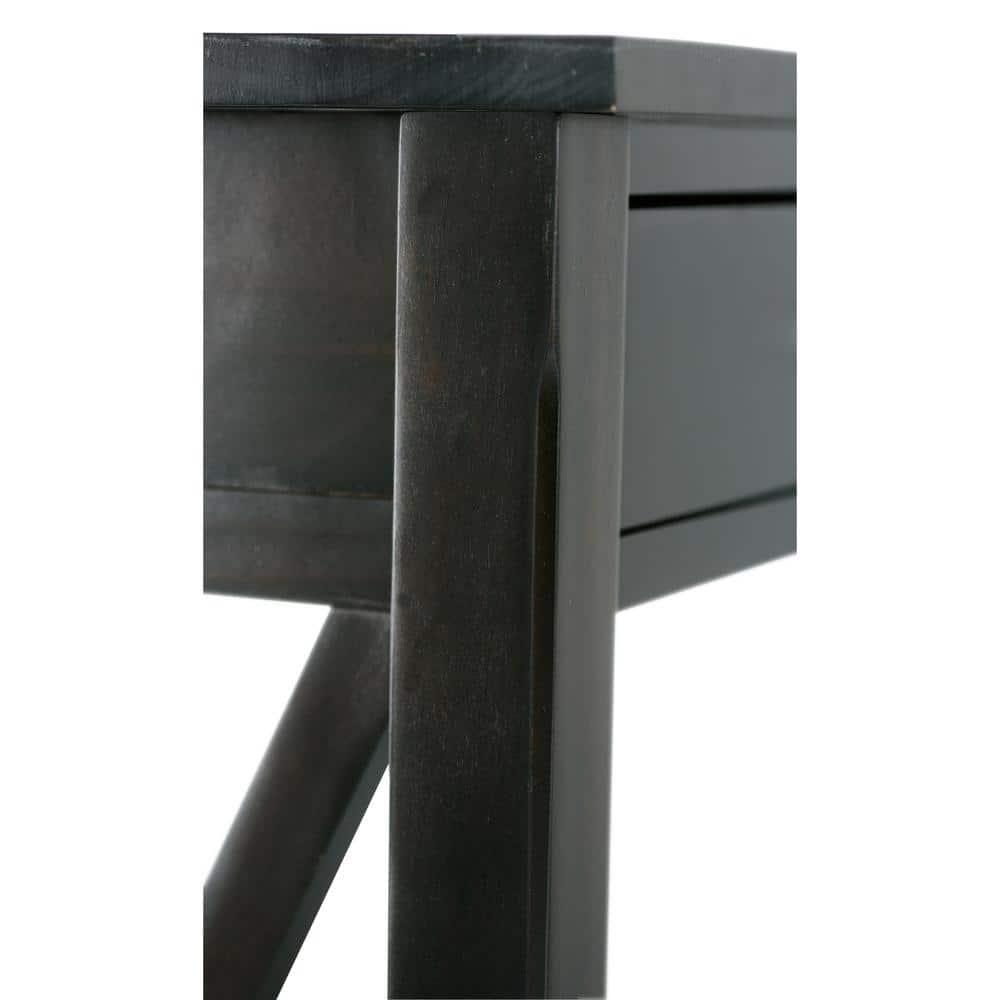 Simpli Home Kitchener 47"W Solid Wood Contemporary Storage Console Table with 2 Drawers and Bottom Storage Shelf