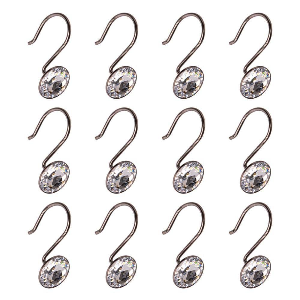Utopia Alley Steel Shower Curtain Hook (Set of 12)
