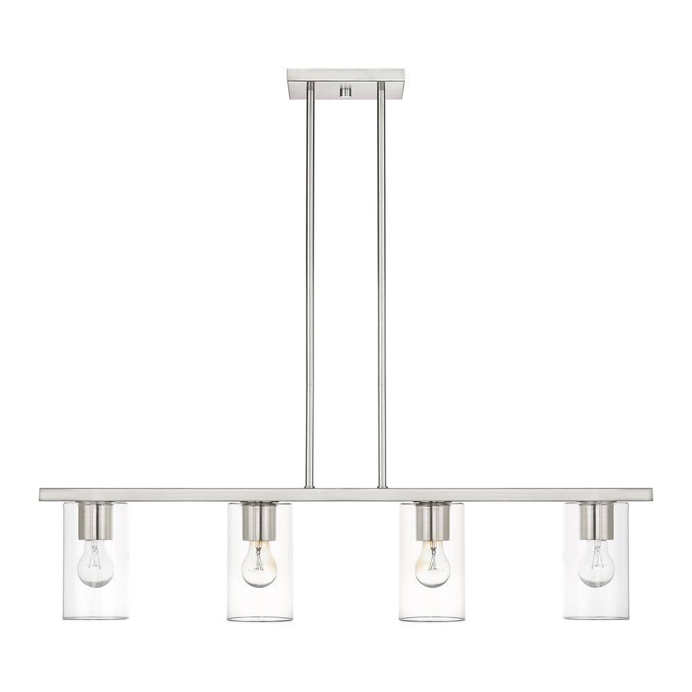 Livex Lighting Zurich 4 - Light Chandelier in  Brushed Nickel