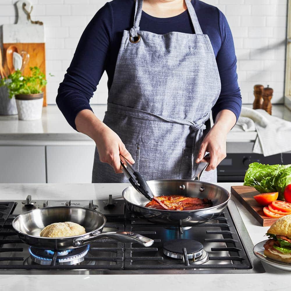 HENCKELS ® Clad H3 2-Piece 8"+10" Stainless Steel Fry Pan Set