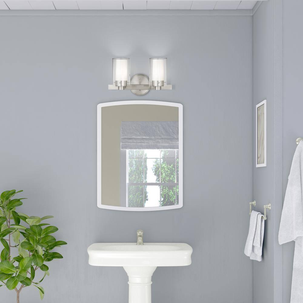 Livex Lighting Manhattan 2 - Light Vanity in  Brushed Nickel
