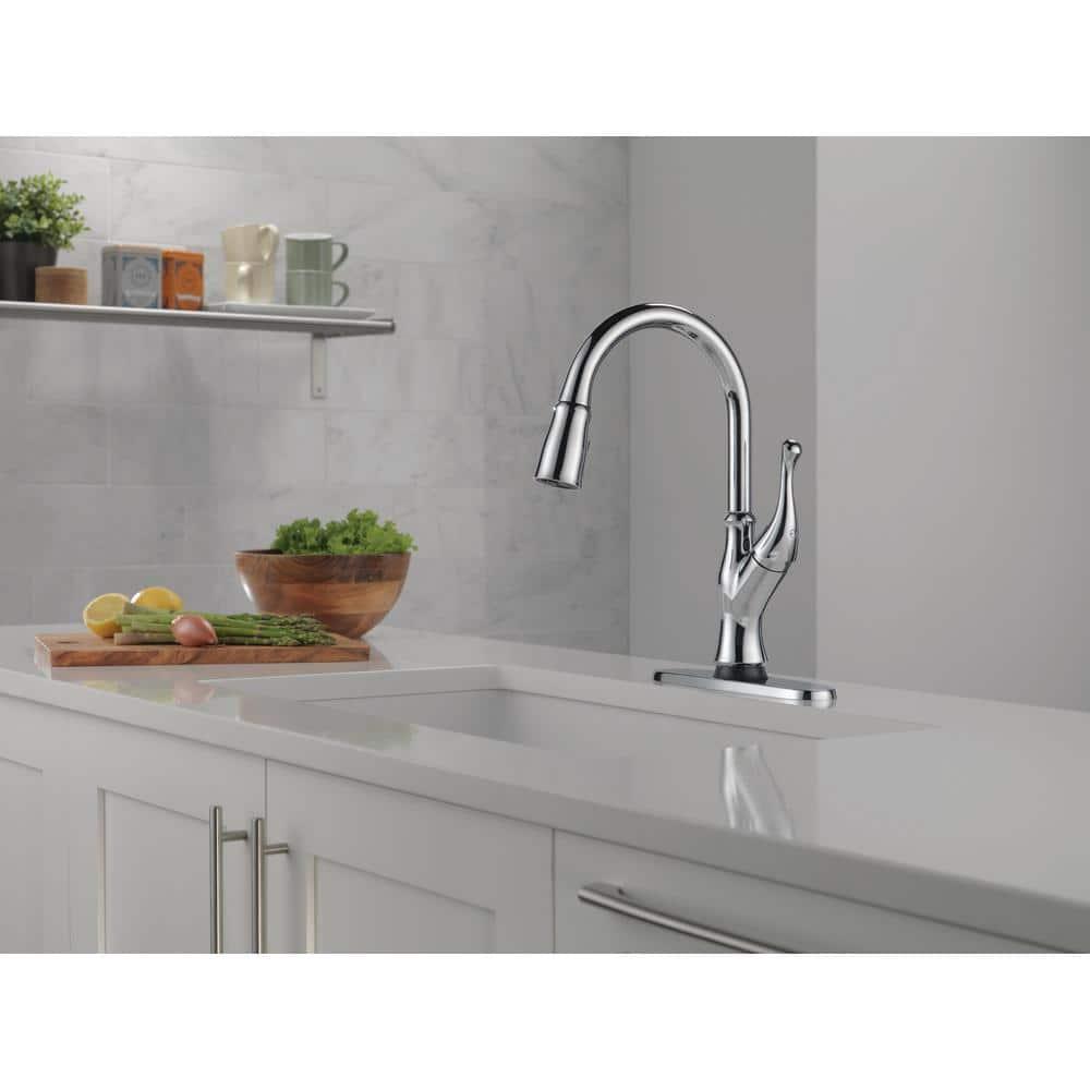 Chrome Touch Kitchen Faucet with Pull-out Spray