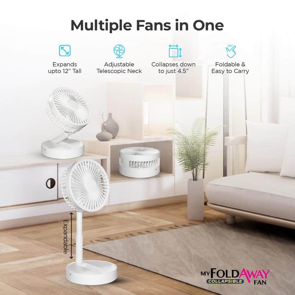 Bell + Howell My Foldaway Rechargeable Fan