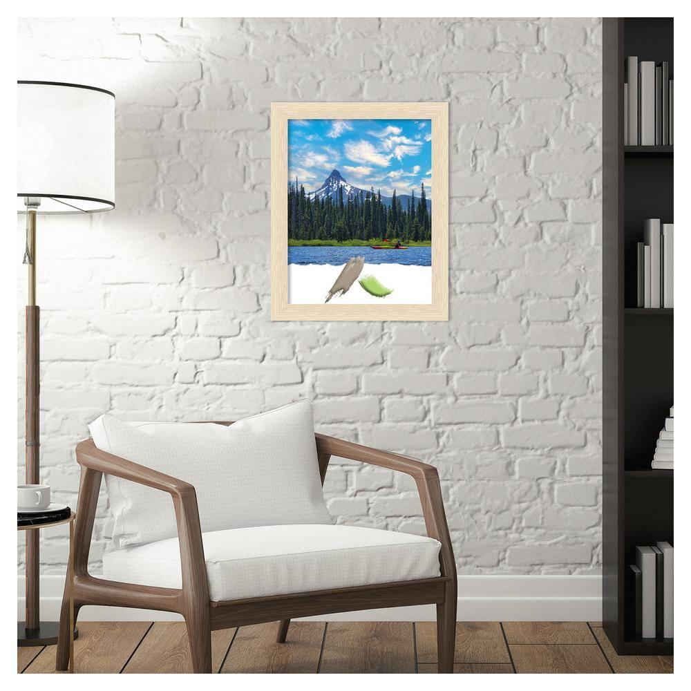 Amanti Art Woodgrain Stripe Wood Picture Frame Opening Size 11x14 in.