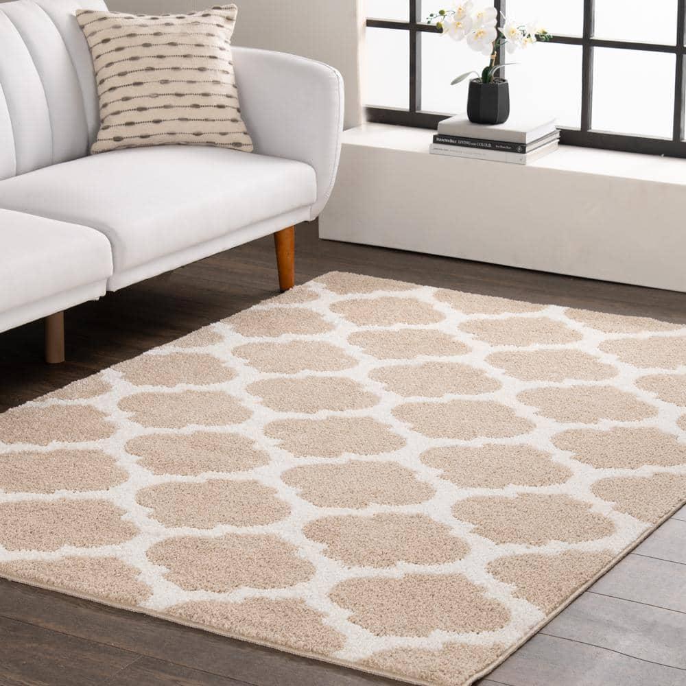 Rosdorf Park Daneshia Tahoe Shag Performance Geometric Rug